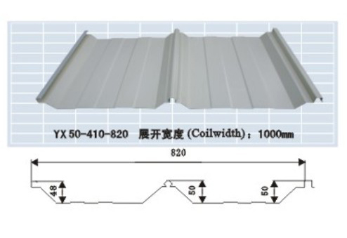 YX50-410-820型彩色壓型鋼板